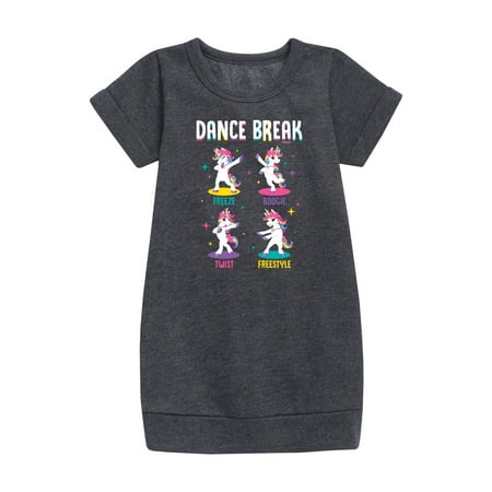 

JoJo Siwa - Dance Break Unicorns - Toddler And Youth Girls Fleece Dress