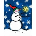 thumbnail image 2 of Biscardi, Nicholas 19x24 White Modern Wood Framed Museum Art Print Titled - Silly Snowmen II, 2 of 4