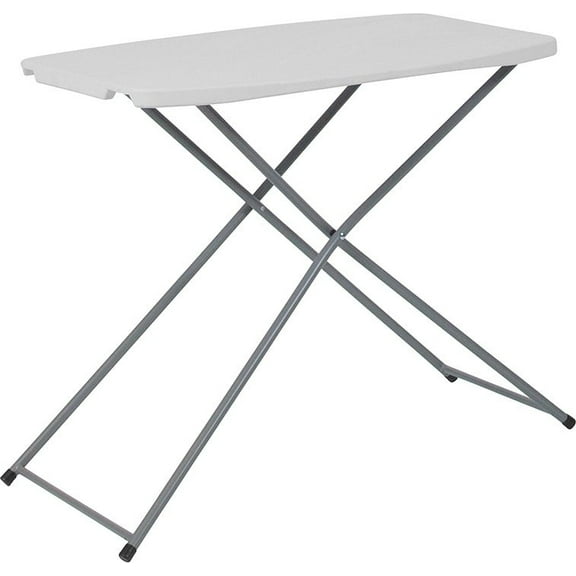 Titan Series Adjustable Height Plastic Folding Table 30 x 20