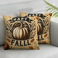 thumbnail image 2 of Thanksgiving Gift Fall Pumpkin Linen Square Throw Waist Pillow Case Decorative Cushion Cover Pillowcase Sofa, 2 of 6