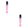 thumbnail image 4 of Vogacara Trenzas con extensiones de cabello trenzado, materiales fáciles de moda, cabello trenzado sintético Type3 NO3, 4 of 6