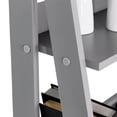 thumbnail image 4 of Madesa Modern Home Ladder Shelf Bookcase, 5-Tier Bookshelf Organizer, Industrial Standing Storage Book Shelves, Bookcase (Textured Grey), 4 of 6