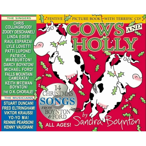 Cows and Holly, (Hardcover)