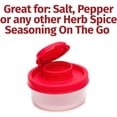 thumbnail image 2 of Salt and Pepper Shakers,4pcs Spices Jar with Lid for Kitchen Mini Camping, 2 of 4