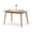 Light Oak, variant on Extendable Solid Oak Dining Table, 47.2"-63" Modern Farmhouse Wooden Kitchen Table with Rounded Corners, Seats 6-8, Walnut