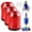 3pcs Red, variant on Magnetizer & Demagnetizer Tool Set – Screwdriver Head Magnetic Ring, Universal Magnetizer for Hex Screwdrivers & Power Bits