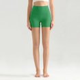 thumbnail image 2 of vigerkar Biker Shorts 4" | Booty Scrunch Butt, Buttery Soft, Workout, Pilates, No Front Seam, High Waist, for Women (Green, L), 2 of 9