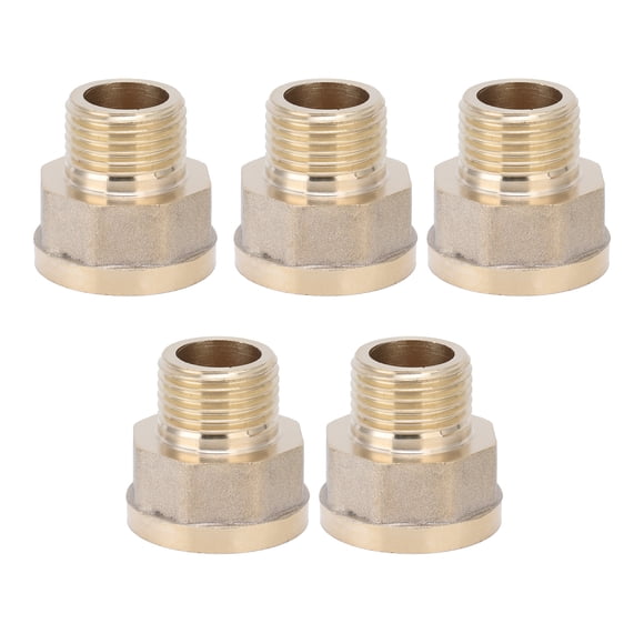 Brass Pipe Joint,5Pcs G3/4 Female to Garden Hose Coupler Adapter Multi-Functional