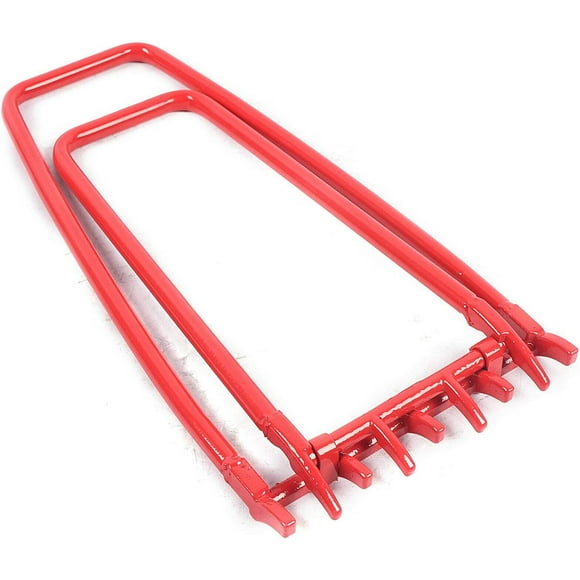 Wire Tight Fence Crimping Tool, Fence Repair Compact Tool, High Tensile Ranch Barbed Wire Tightener Tightening Repair Crimper Tool, Slick, High Tensile and Barbed Wire(Red)