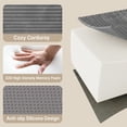 thumbnail image 3 of 134'' Modular Boneless Couch, Lofka Cloud-Like Big Modular Couch with Chaise, Soft Corduroy Fabric Sofa for Large Space, No Assembly Required, Dark Gray, 3 of 13
