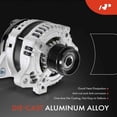 thumbnail image 5 of A-Premium Alternator Compatible with Toyota Corolla 2009-2011 Matrix 2009-2010 Scion xD 2008-2014 Pontiac Vibe 2009-2010, 12V 100A 6-Groove Clockwise, 5 of 9