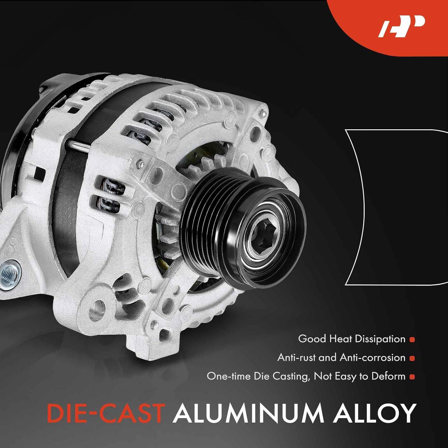 110 Amp Alternator For Toyota Corolla 2009-2013 & Scion XD 2008-2014 – 12V, 6 Groove, Clockwise
