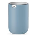 thumbnail image 1 of EKO Mini cubo de basura de escritorio con tapa abatible, mesa pequeña de 0,4 galones, cesta de basura redonda para oficina, hogar, coche (azul), 1 of 5