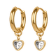 thumbnail image 3 of Aretes Mujer Oro 14k, LuckyLy Set de Regalo 3 en 1, Arracadas y Charms, Acero Inoxidable Baño Oro 14k, Zirconia Cúbica y Perlas – Joyería ideal como Regalos para Mujer San Valentín y Navidad, blanco, 3 of 7