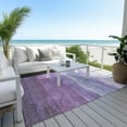 thumbnail image 6 of Addison Rugs Chantille Indoor/Outdoor Transitional Stripes Purple Washable Rectangle Rug, 3' x 5', 6 of 6