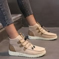 thumbnail image 3 of Womens Winter Laced-Front Ankle Boots,Warm Casual Fashion Comfortable Shoes, 3 of 6