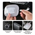 thumbnail image 4 of YUVA Car LED Reading Light, ABS+PC, Black/Gray/Khaki, USB Charging, 8 Colors, Magnetic Mount, for Roof/Trunk, Non-Destructive Install, 4 of 7