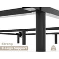 QFTIME Queen Metal Bed Frame with Recessed Legs, 7Inch Low Profile Bed