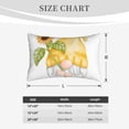 thumbnail image 5 of Haiem Pillowcase for Hair and Skin Queen - Sunflower Gnomes5 Printed Soft Pillowcase with Envelope Closure-14"x20", 5 of 8