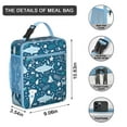 thumbnail image 2 of Premium Insulated Shark Lunch Box for Men & - Reusable Lunch Bag with,Hour Temperature Retention, Compact & Lightweight Design for Office, Work, Picnic, Travel - Durable Lunch Tote for Adults., 2 of 5