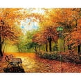 thumbnail image 1 of Cuadros Decorativos 5D Diamond Painting Kit Maple Forest Full Round Drill Rhinestone DIY Wall Arts Likrtyny embutido en tela, 1 of 9