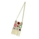 thumbnail image 3 of Bolso de hombro de mujer Salvador tejido bohemio hecho a mano con borla Beige, 3 of 7
