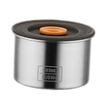 thumbnail image 3 of Contenedor de granos de café, recipiente multiusos de acero inoxidable, sellado para café en polvo 500 ml, 3 of 9