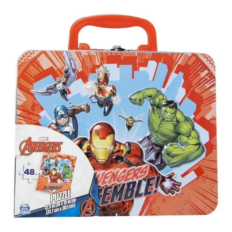 Spin Master Games MrvlAvngr 48-Piece Puzzle in Tin With Handle