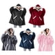 thumbnail image 4 of Sudadera con capucha Minnieouse de algodón para mujeres Pijama rosa claro, 4 of 6