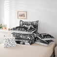 thumbnail image 5 of Feelyou 3D Game Console Twin Bedding Sets 7-Piece for Boys, Grey Honeycomb Stripes Bedding Comforter Set, Modern Game Controller Reversible Sheet Sets, Microfiber Bedroom Decor, 5 of 7