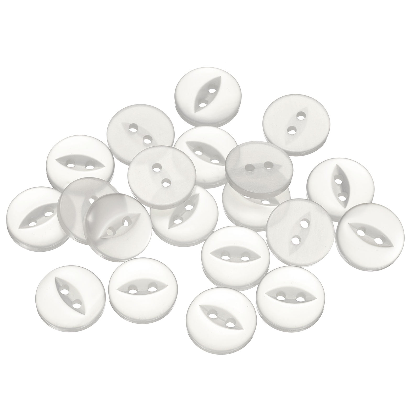 Botones Dorados Para Blazer AERZETIX - C56925 - Juego De 10 Botones De Cola Media Esfera Decorativos 19x15mm Para Coser L30 30L - Color Plata - Apertura 4mm - En Plástico