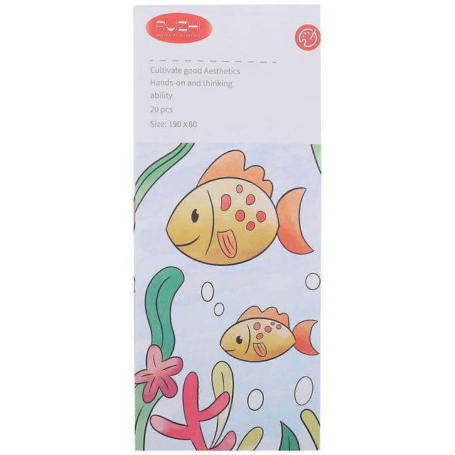 1 Set of Kids Drawing Book Children Watercolor Painting Book Pocket Watercolor Book Kids Graffiti Book