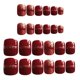 thumbnail image 2 of 24 Piezas De Puntas De Uñas Falsas De Cubierta 12 Tamaños Para Salones De Uñas Y Accesorios De Manicura DIY Yinane Consejos para uñas postizas, 2 of 5