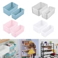 thumbnail image 2 of 2pcs 1/12 cestas de almacenamiento de la pequeña decoración blanco Zulema mini canasta de casa de muñecas, 2 of 8