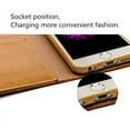 thumbnail image 4 of LEDEX Luxury Magnetic Flip Cover Stand Wallet Leather Case Card Holder For iPhone 13 Pro (Coffee), 4 of 7