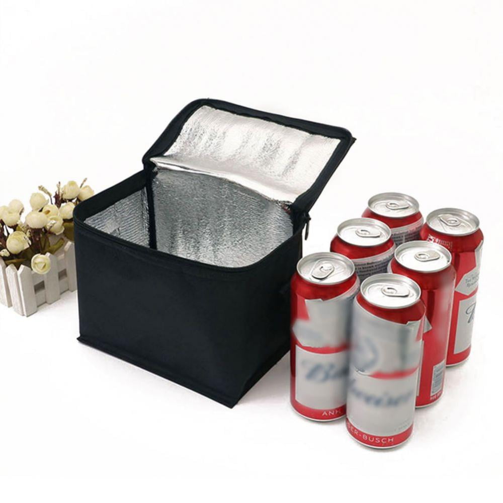 Insulated Grocery shopping bags, Black, reusable bag,thermal zipper