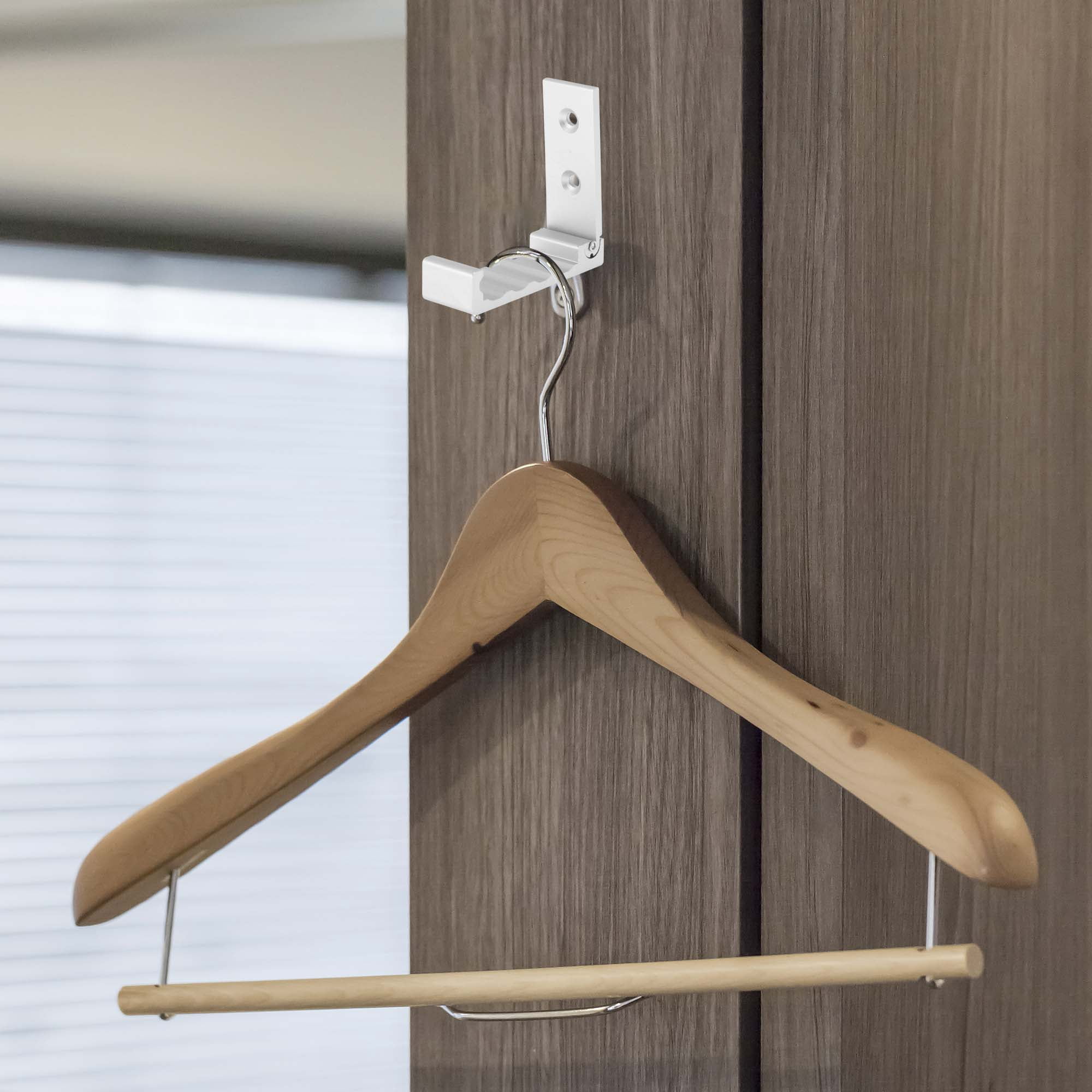 Unique Bargains 4 Pcs Foldable Foldable Coat Hook Wall Mount Invisible Silver Tone
