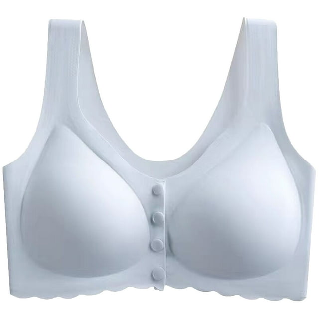 Puntoco Sujetadores sin aros para mujer Sujetadores transpirables con fruncido ajustable cómodos y confortables para mujer Sujetador diario