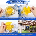 thumbnail image 3 of Paquete de 8 Trampas Desechables para Moscas Dwcom Trap con Cebo Preinstalado para Uso Exterior, 3 of 7