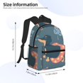 thumbnail image 3 of Goofa Watermelons Dachshunds Print Casual Backpack for Women Men,Waterproof High School Bookbag,Lightweight Travel Daypack,Classic College Backpack,Laptob Backpack, 3 of 6