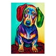 thumbnail image 2 of yingyy Rhinestone Painting 5D Colorful Dog Pictures Crystal DIY crystal DIY drawing Drawing Cross-stitch Embroidery Stitchwork Restaurant Decor, 2 of 9