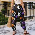 thumbnail image 5 of Womens Halloween Pajamas Halloweens Cute Print Pjs Pants Plush Pajama Bottom Sleepwear Pjs Women, 5 of 6