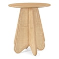 thumbnail image 1 of Meridian Furniture Butterfly 36" Natural Solid Wood And Cane Bar Height Table, 1 of 9
