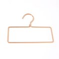 thumbnail image 3 of 5pcs Hanging Metal Clothes Hanger Square Shape Towel Rack Bathroom RObe Holder(Rose Gold), 3 of 4
