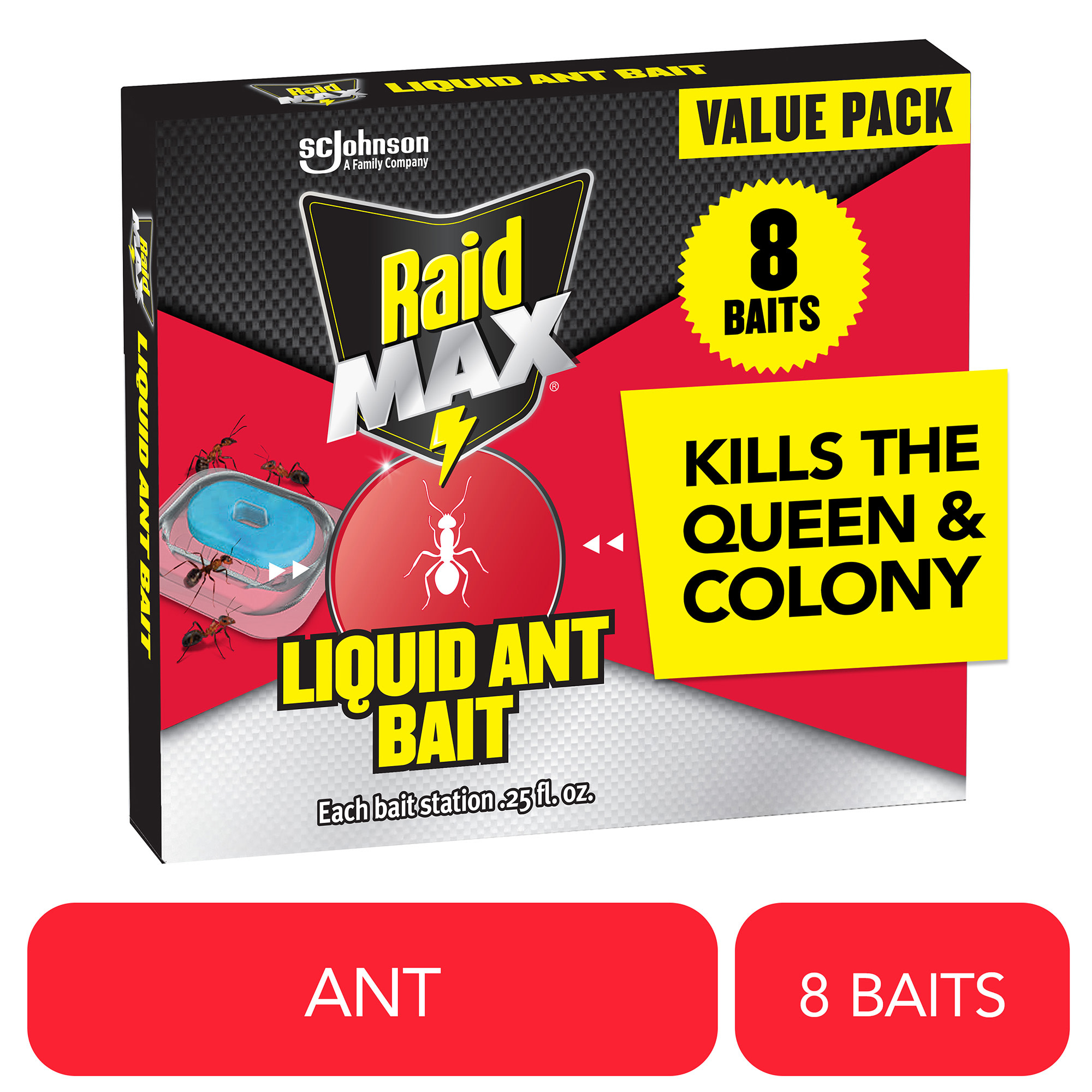 Raid MAX Liquid Ant Bait Stations, 8-Count photo 1