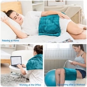 Heating Pad for Back Pain Relief & Period Cramps, Fsa Hsa Eligible,10 Heat Settings, 12x24, Birthday Mothers Day Gifts for Women Men, Blue