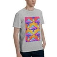 thumbnail image 2 of Bingfone Magic Mushrooms Men'S Loose Fit Short-Sleeve Pocket T-Shirt, 2 of 7
