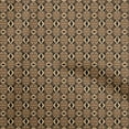 thumbnail image 1 of oneOone Viscose Chiffon Brown Fabric Geometric Fabric For Sewing Printed Craft Fabric By The Yard 42 Inch Wide, 1 of 5