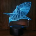 thumbnail image 4 of Night Light Sharks 3D LED que cambia de color para niños, 4 of 4