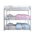 thumbnail image 3 of Acme Cairo Triple Bunk Bed in White, Multiple Sizes, 3 of 3